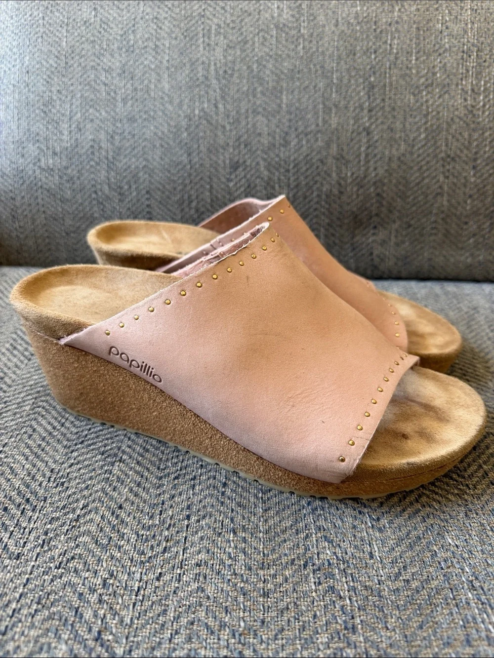 Papillio by Birkenstock Namica Baby Pink Leather Wedge Sandal Size: 40(L9/M7)